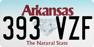 AR license plate 393VZF