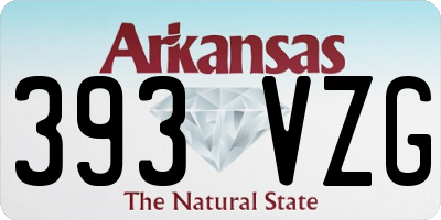 AR license plate 393VZG