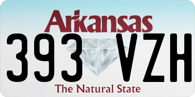AR license plate 393VZH