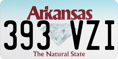 AR license plate 393VZI