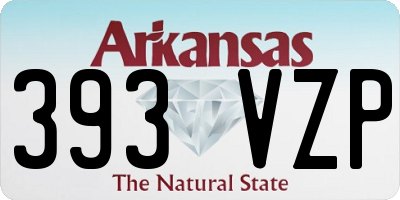 AR license plate 393VZP