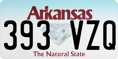 AR license plate 393VZQ