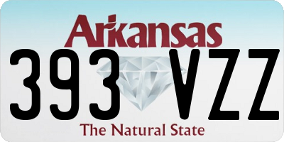 AR license plate 393VZZ