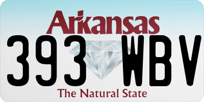AR license plate 393WBV