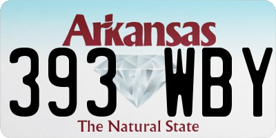 AR license plate 393WBY
