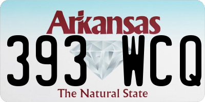 AR license plate 393WCQ