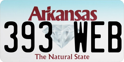 AR license plate 393WEB