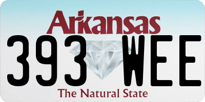 AR license plate 393WEE