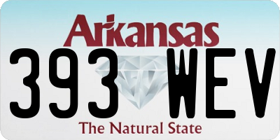 AR license plate 393WEV