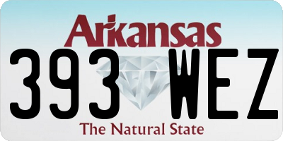 AR license plate 393WEZ
