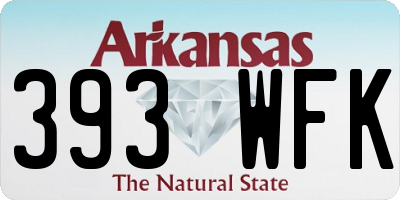 AR license plate 393WFK