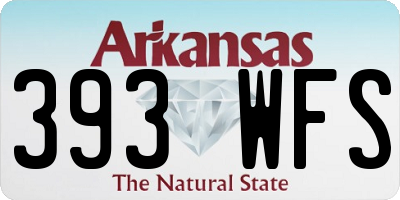 AR license plate 393WFS