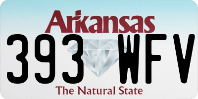 AR license plate 393WFV