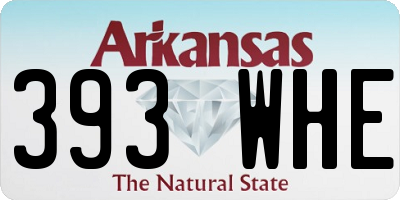 AR license plate 393WHE