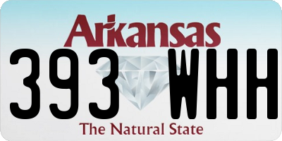 AR license plate 393WHH
