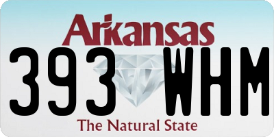 AR license plate 393WHM