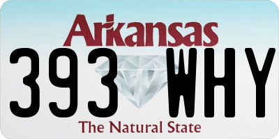 AR license plate 393WHY