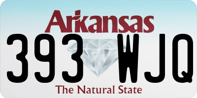 AR license plate 393WJQ