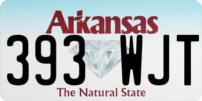 AR license plate 393WJT