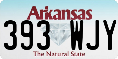 AR license plate 393WJY