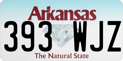 AR license plate 393WJZ