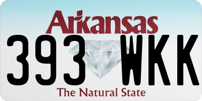 AR license plate 393WKK
