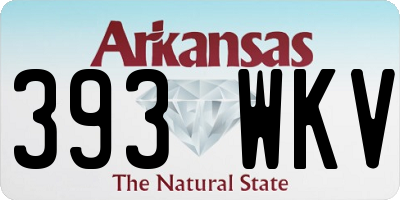 AR license plate 393WKV