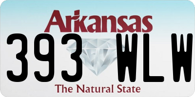 AR license plate 393WLW