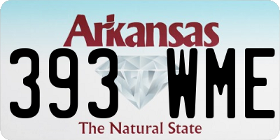 AR license plate 393WME