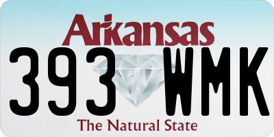 AR license plate 393WMK