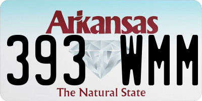 AR license plate 393WMM
