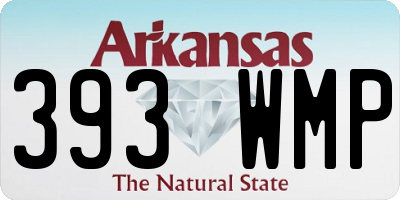 AR license plate 393WMP