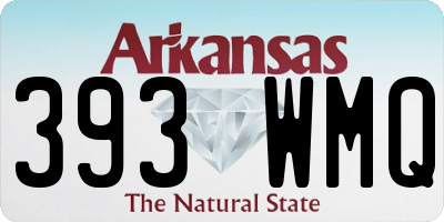 AR license plate 393WMQ