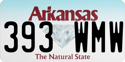 AR license plate 393WMW