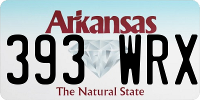 AR license plate 393WRX