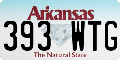 AR license plate 393WTG
