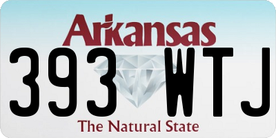 AR license plate 393WTJ