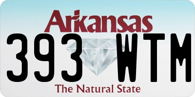 AR license plate 393WTM