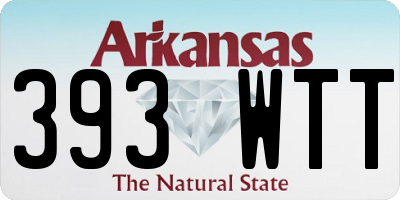 AR license plate 393WTT