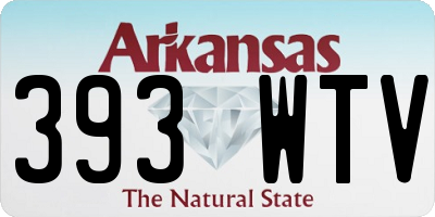 AR license plate 393WTV
