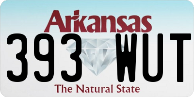 AR license plate 393WUT