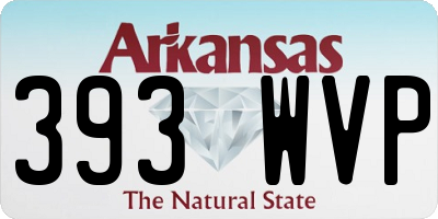 AR license plate 393WVP