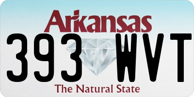 AR license plate 393WVT