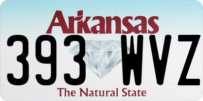 AR license plate 393WVZ