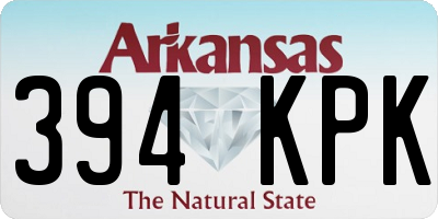 AR license plate 394KPK