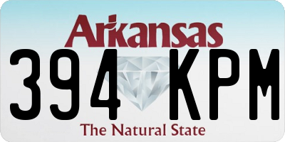 AR license plate 394KPM