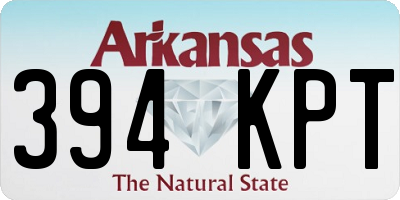 AR license plate 394KPT