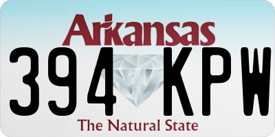 AR license plate 394KPW