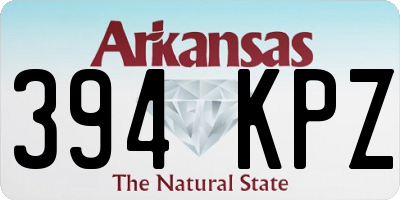 AR license plate 394KPZ
