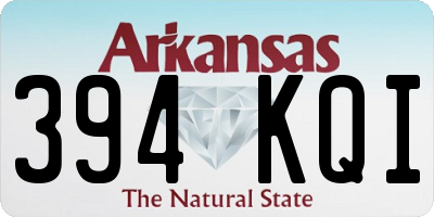 AR license plate 394KQI